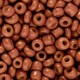 Glasperlen rocailles 6/0 (4mm) Deep terracotta brown